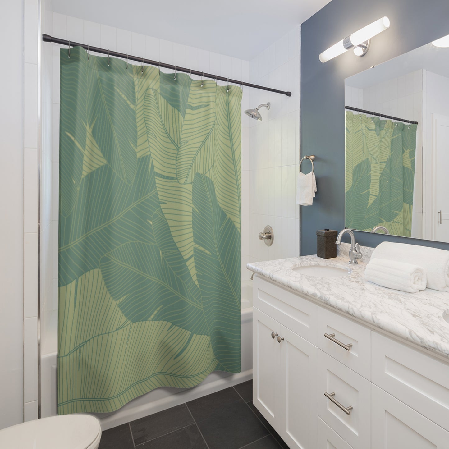 Lau Maiʻa Shower Curtain